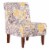 Riverbay Furniture Bridey Accent Chair in Yellow and Gray Perspective: front