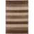 Riverbay Furniture 5' x 7'6  Stripes Rug in Beige and Brown Perspective: front