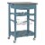 Riverbay Furniture Kitchen Cart in Blue Perspective: front