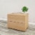 Maddie Home Zen 2 Drawer Wood Nightstand in Natural Maple Perspective: front