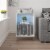 Levan Home Lumina Turntable Stand in White Perspective: front