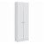 Levan Home Modern Engineered Wood Tall Utility Storage Cabinet/ Pantry in White Perspective: front