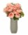 The Amaranth Vase - 10  Smarter Vase for Floral Care in Cool Grey Diamond Perspective: front