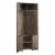 Hall Tree, Entryway, Hallway, Organizer, Storage, Coat Rack, Laminate, Brown, Perspective: front