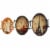Benzara ETD-EN111754 4 x 19 x 19 in. Charming 3 Piece Tray with Handle Perspective: front