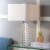 SAFAVIEH Swift Table Lamp | Clear | Perspective: front