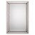 Bowery Hill Grooved Metal Mirror in Metallic Bronze Perspective: front