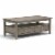 Atlin Designs 2-Drawers Coffee Table in Distressed Gray Perspective: front