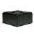 Atlin Designs Faux Leather Coffee Table Ottoman in Black Perspective: front