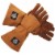 Pit Boss 1 Size Fits Most Tan Heavy-Duty BBQ Grilling Gloves (1-Pair) 76110 Perspective: front