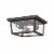 Z-Lite 568F-BK Beacon 6-Inch 3 Light 40W Dimmable Mount Ceiling Light, Black Perspective: front