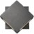 Z-Lite Quadrate 2 Light 9  Glass Aluminum Outdoor LED Wall Sconce in Black Perspective: front