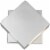 Z-Lite Quadrate 9  Sand Blast Glass Aluminum Outdoor LED Wall Sconce in Silver Perspective: front