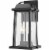 Z-Lite Millworks 2 Light Clear Glass Aluminum Outdoor Wall Sconce in Black Perspective: front