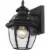 Z-Lite Westover 11  Clear Glass Brass Outdoor Wall Sconce in Black Perspective: front