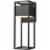 Z-Lite Barwick 18  Etched Glass Aluminum Outdoor LED Wall Sconce in Black Perspective: front
