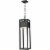 Z-Lite Barwick 27  Etched Glass Aluminum Outdoor LED Pendant in Black Perspective: front