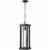 Z-Lite Glenwood 22  Clear Aluminum Glass Outdoor Chain Mounted Pendant in Black Perspective: front