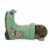 Home & Garden Rainboot And Hedgehog Polyresin Yard Decor A6188 Green Perspective: front