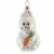 Holiday Ornament Bunny Holding Carrott Glass Rabbit Easter Christmas Of17224 Perspective: front