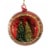 Holiday Ornament Jewel-Tide Bottle Brush Tree Ball Diorama Glittered Lc0663 Red Perspective: front