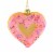Holiday Ornament I Heart Donuts Glass Christmas Sweets Sprinkles Go8212 Heavy Perspective: front