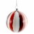 Holiday Ornament Tonal Pinwheel Bauble Christmas Candy Ball Stripes Go6824r Perspective: front