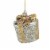 Huras Silver & Gold Christmas Gift Glass Ornament Wedding Anniversary C587 Perspective: front