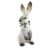 Easter Daisy Spring Bunny Felt Furry Flowers Realistic 12022 White Perspective: front