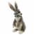 Easter Daisy Spring Bunny Felt Furry Flowers Realistic 12022 Brown Perspective: front