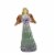 Figurine Angel Holding Flower Polyresin Mother's Day Spring Er63859 Purple Perspective: front