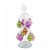 Easter Easter Tree W/Ornaments Set Glass Glitter Accents Ea16280 Dots/Stripes Perspective: front