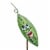 Home & Garden Vegetable Garden Marker Metal Stake Summer S22049 Peas Perspective: front