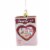 Holiday Ornament Box Of Sweethearts Glass Valentine's Day Candy Sweet Go8169 Perspective: front