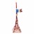 Holiday Ornament Festive Eiffel Tower Large Paris France Lovers Souvenir Go8434l Perspective: front