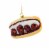 Holiday Ornament Meatball Parm Sandwich Glass Food Italian Hoagie Go8064 Perspective: front