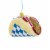 Holiday Ornament Gyro Glass Greek Food Lamb Chicken Tzatziki Go8106 Perspective: front