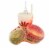 Holiday Ornament Fast Food Chicken Sandwich Waffle Fries Soda Meal Fillet Go8337 Perspective: front