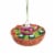 Holiday Ornament Dinner Salad Glass Food Ornament Lettuce Dressing Go8107 Perspective: front