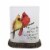 Stony Creek Angel Cardinal Oval Lit Vase Bereavement Sympathy Loss Cbc2271 Love Perspective: front