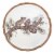 Tabletop Woodland Critter Plate Ceramic Cocktail Pinecones Th00655 Mouse Perspective: front