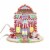 Christmas Sweet Treats Gingerbread House Lighted Electric Gbj0028 Peppermint Perspective: front