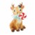 Christmas Baby Reindeer With Peppermint Peppermint Ruffled Collar Xfgh77129 Blue Perspective: front
