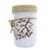 Fall Glazed Harvest Container Dolomite Leaves Pumpkin H9590 White Perspective: front