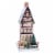 Christmas Petit Townhouse House Paper Board Putz Village Light Up Retro Hou320 Perspective: front
