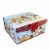 Christmas Xlrg Magnetic Closure Box. Rigid Christmas Decor Gift 1840Snowman Perspective: front