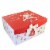 Christmas Lrg Magnetic Closure Box. Rigid Christmas Decor Gift 1840Santamerry Perspective: front