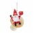 Holiday Ornament Gnome Santa Martini Resin Cherry Peppermint Mx181583 Cherry Perspective: front
