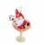 Holiday Ornament Gnome Santa Martini Cherry Peppermint Mx181583 Candy Cane Perspective: front