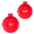 Tag 6.25in Jingle & Joyful Ornament Bowls, Earthenware, Festive Snack Bowls G18851 Perspective: front